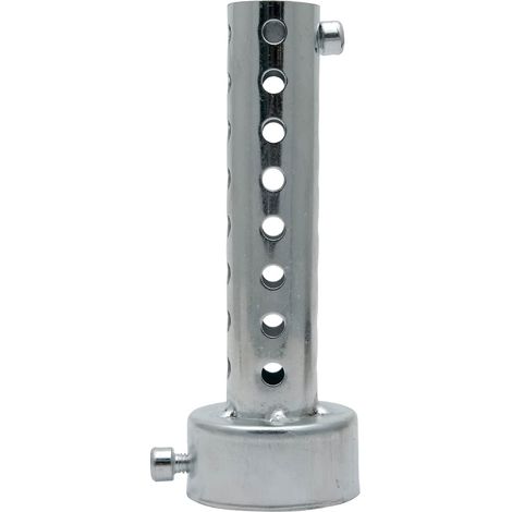 Universeller Motorradauspuff 48 mm (1 Stück) – Geräuschreduzierer (DB-Killer) – Silber