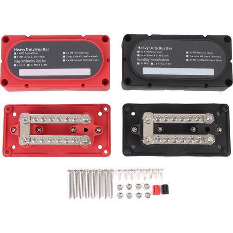 Conception de Module de bloc de Distribution d'énergie de barre omnibus marine 300A avec goujon de Terminal M6 pour camion automobile RV bateau Yacht. (1/4)