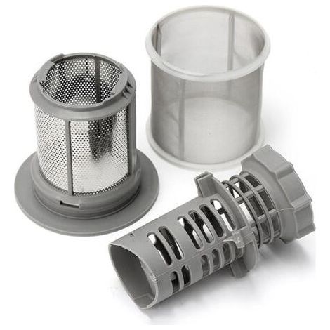 Ricambi per lavastoviglie - Filtro per lavastoviglie compatibile con lavastoviglie Neff, grigio (3 pezzi) (1/5)