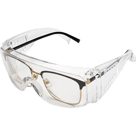 Schutzbrille für Brillenträger, Wind- und UV-Schutz, Vollsichtbrille. (1/3)
