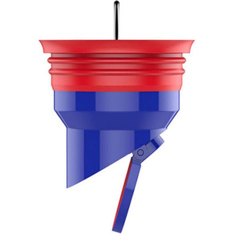 Tappo di scarico per pavimento doccia, anti-riflusso, antiodore, per scarico cucina e bagno, in silicone, antiodore, valvola di scarico rapido, 5,3 x 5,3 cm - Crezuo