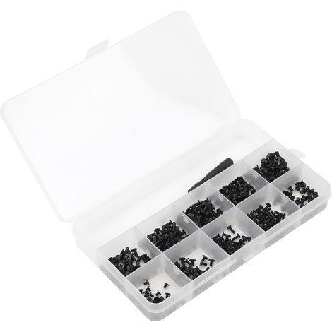 Kit 500 vis à tête cruciforme CM avec tournevis, assortiment de quincaillerie et fixations (1/5)