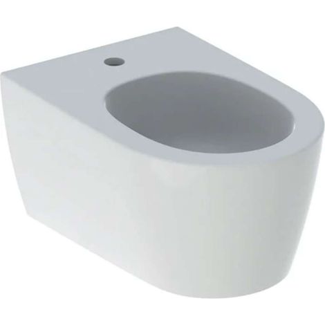 Geberit ONE - Bidé suspendido, 540x370 mm, rebosadero oculto, orificio para grifo, KeraTect, blanco 500.690.01.1
