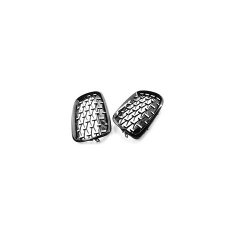 Accesorios que incluyen parrillas delanteras, parrillas tipo riñón, capós y parachoques para modelos BMW de la serie X (2007-2013), como X5, E70, X6, E71, X5/X5M y X6/X6M híbrido.
