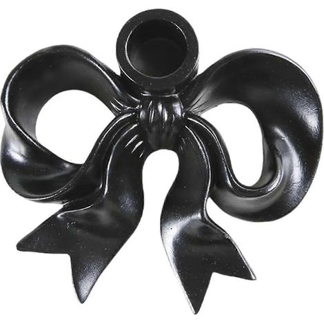 Porte-bougies en forme de nœud, compatible avec les bougies piliers, support décoratif pour bougies, centre de table pour la maison, la chambre, les fêtes et la salle à manger. (1/5)