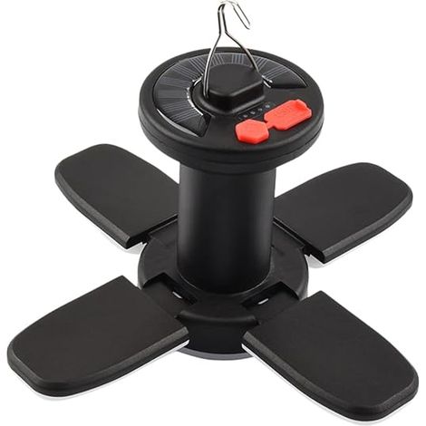 Lumière De Camping Solaire Lampe Pour Tente Avec Éclairage Led Usb Éclairage De Chapiteau Suspendu Pour Abri De Jardin (1/5)