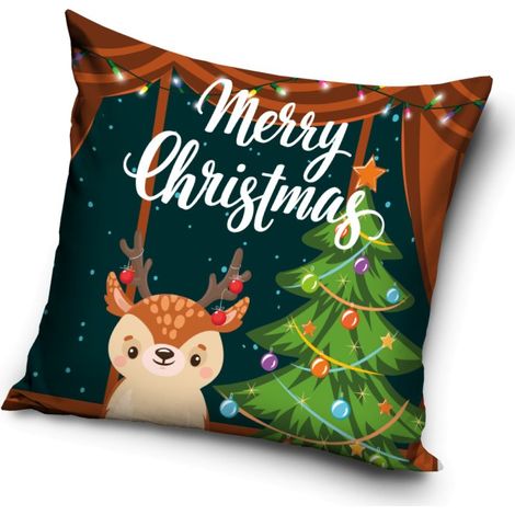 Taie d'oreiller 40x40 cm, cadeau sapin de Noël W05K