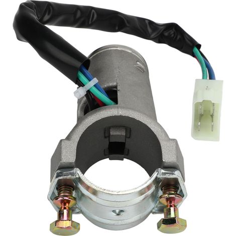 Contacteur d'allumage 4479518, barillet de verrouillage de direction avec 2 clés, compatible Fiat Panda Mk1 126 127 128 132 (1/5)