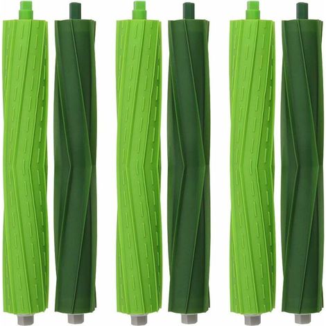 Kit di 3 rulli di aspirazione Ulisem compatibili con Roomba E5/i7. Kit di accessori di ricambio per la spazzola principale dei modelli E5, E6, i7 e i7+. I pezzi di ricambio sono venduti in confezioni (1/4)