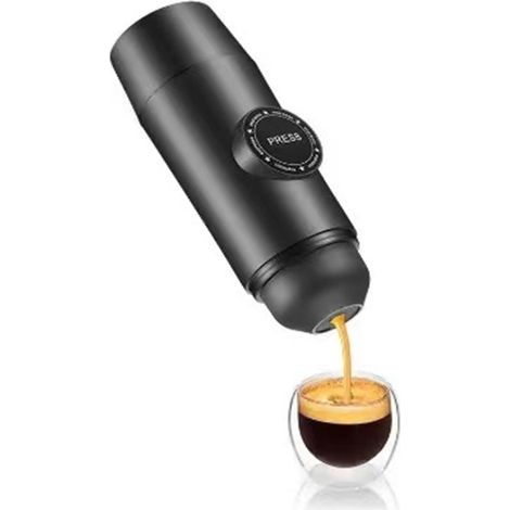 Cafetière à pompe manuelle, pour bureau, maison et extérieur (1/5)