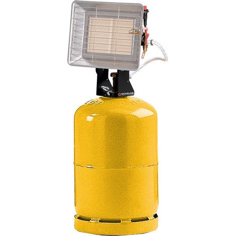 Sovelor – Chauffage de chantier au gaz butane – Puissance 4,2 kW – Autonome et léger – Allumeur piézo intégré – Pour plein air