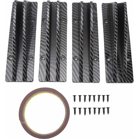 Spoiler posteriore inferiore per auto Yctze in 4 pezzi – Diffusore labbro paraurti posteriore sportivo, splitter telaio a pinna per Serie 1 E90 E91 e W117 – Aerodinamico, migliorato e (1/5)
