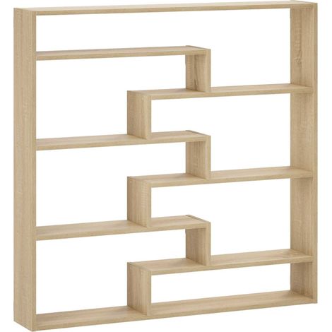 Wall Shelf Sonoma Oak 103 x 17 x 102 cm Engineered Wood vidaXL (1/5)