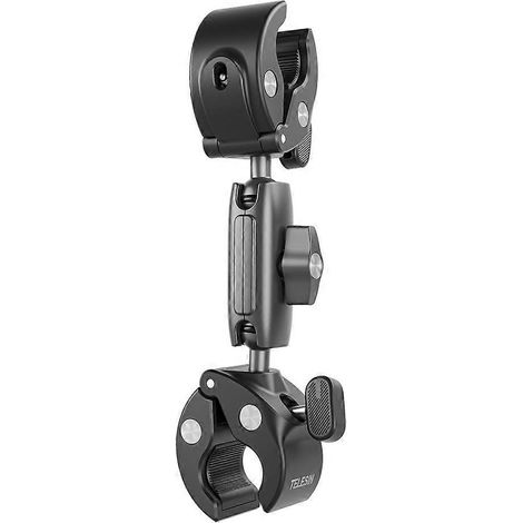 Support de Guidon Double pour Vélo avec Deux Joints et Adaptateur de Montage (1/5)