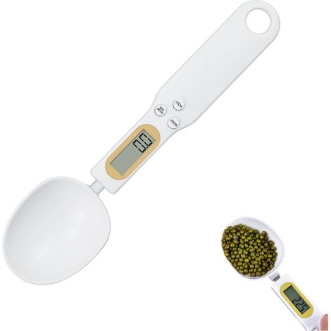 Bilancia digitale di precisione (da 0,1 g a 500 g) con display LCD, 4 unità di misura (g, oz, gn, ct), multifunzione per cucina, medicinali, tè, spezie e altro ancora.