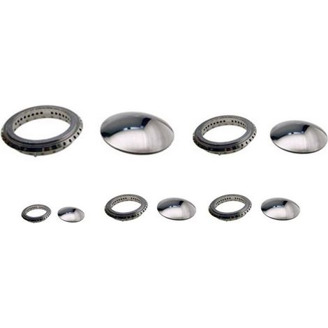 SMEG RENZO PIANO PIATTELLI INOX  PIANO COTTURA 1 GIG 2 PICCOLI  5 FUOCHI S 5351 (1/2)