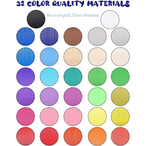 32 couleurs 3D Stylo Filament 1,75 mm,Recharges de Filament Stylo 3D (1/4)