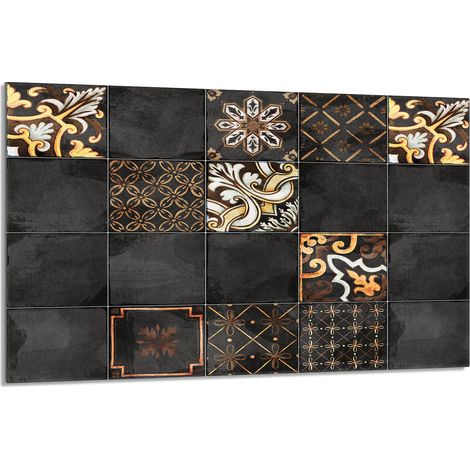 Glasschutzplatte für den Herd 80x52 Mosaik (1/5)