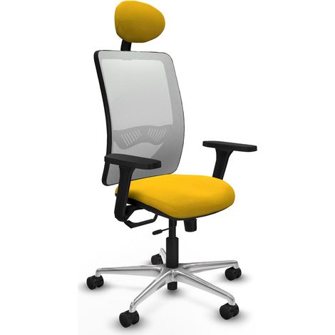 Chaise bureau piqueras y crespo Zulema noir mousse haute densité (1/2)