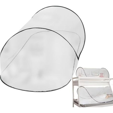 Bed Mosquito Net, Mesh Tent, Foldable Fly Net for Tent Bed with Fine Mesh, Ensures Better Sleep, Summer Accessories, 200x80x56 CM (1/5)