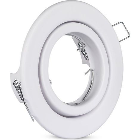 V-TAC VT-7227 GU10 / GU5.3 LED-Einbaustrahler Metall rund weiß einstellbar - sku 3469