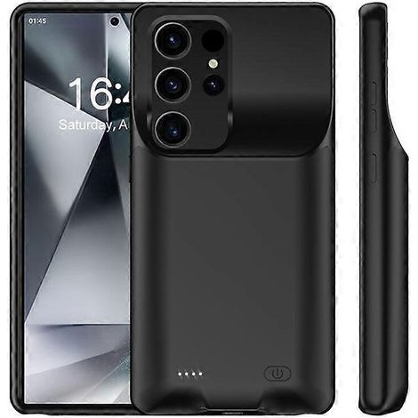 Batterie externe C28 10 000 mAh compatible avec le Samsung Galaxy S24 Ultra, étui de chargeur souple en TPU avec protection intégrale (1/5)