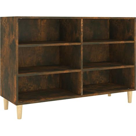 Sideboard/Anrichte/Buffet Räuchereiche 103,5x35x70 cm Holzwerkstoff LXWW330086 (1/5)
