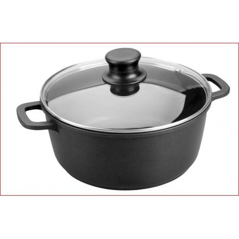 CACEROLA ALUM.FUNDIDO D.20 CM T/CRISTAL - LACOR