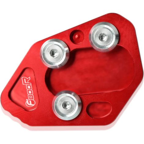 (LOGO F800R) Compatible avec BMW F800R, F800S, F800ST, F800GT, R1200S HP2 (2009-2015) - 2011, 2012, 2013, 2014 - Extension de béquille latérale - Plaque de support maxpower (1/3)
