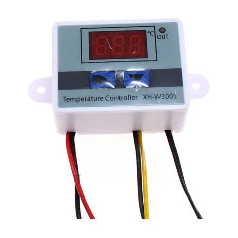 Contrôleur de Température, DC 12V 120W Module de Contrôleur de Température Numérique LED Module XH-W3001 Mini Commutateur de Thermostat Avec Sonde de Capteur Étanche