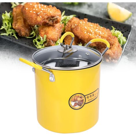 Friteuse multifonctionnelle 3L avec filtre à huile, mini friteuse japonaise (1/5)