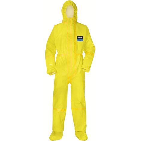 Uvex 8849809 Overall Disposable Coveralls gelb S (1/2)