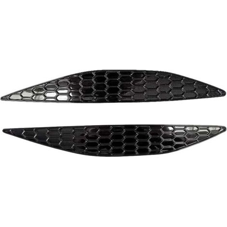 1 Paire de Garnitures Couverture Feu Antibrouillard ArrièRe en Nid D'Abeille pour Golf 7 MK7 2014-2018 Autocollants Bandes Pare-Chocs Barre