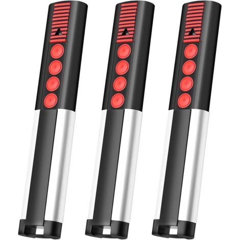 Pair 3 pièces de rechange pour télécommande Sommer, télécommande portail 434,42 MHz 4 canaux, compatible avec 4013 TX02-434-4-XP, 4014 TX03-434-2, 4022 TX03-434-2 (1/5)