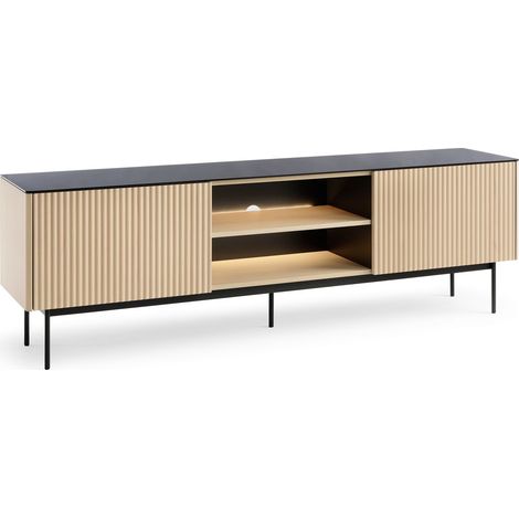 Mobile porta TV, rovere Vincenza, 180 x 52 x 39 cm (1/5)