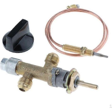 Vanne de régulation de chauffage compatible pour fournaise à gaz (avec thermocouple et bouton) (1/5)