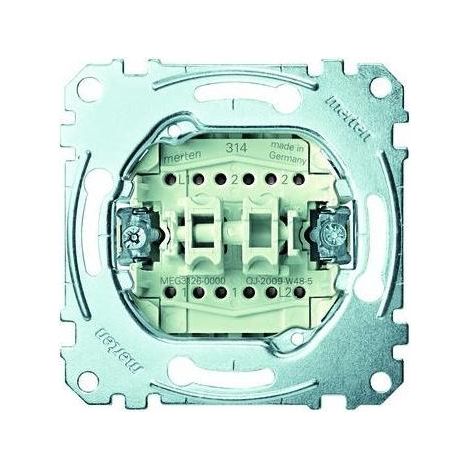 Merten 2-fach-Wechselschalter UP IP20 2-fach QuickFlex MEG3126-0000 (1/5)