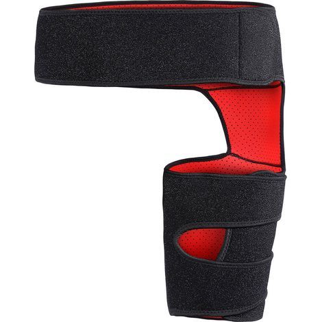 Attelle de hanche ajustable - Support pour douleurs sciatiques, musculaires et articulaires - Soulagement des blessures et entorses