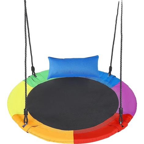 Baumschaukel, höhenverstellbar, komfortables Design, 120 cm (1/2)