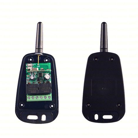 Ricevitore Universale 433 Mhz 2 Canali A Lungo Raggio Con Antenna E Box Yet894