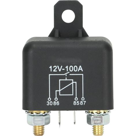 4-pin 12V 100A NO Solenoid Start Relay for Lawnmower, Garden Tractor, Golf Cart (1/5)