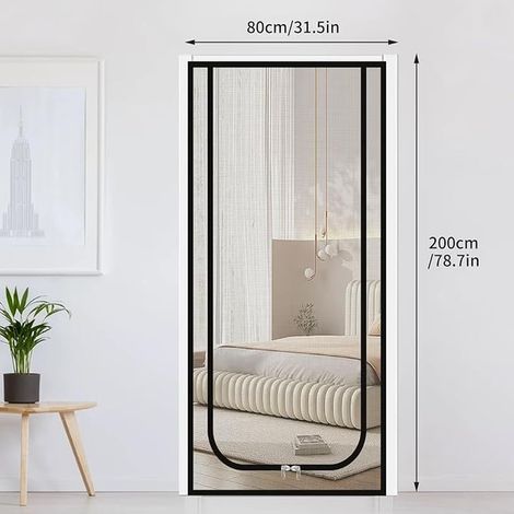 Cat Grid and Balcony Door - Pet Safety Net for Living Room, Bedroom, Kitchen and Patio - Heavy Duty and Thick to Prevent Escapes (80 x 200 cm) (1/3)