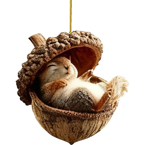 Guirlande Animale En Acrylique - Décoration Murale Et Arbre De Noël - Figurine 2D Pour Jardin Salle Cheminée - Lot De 6 (1/5)