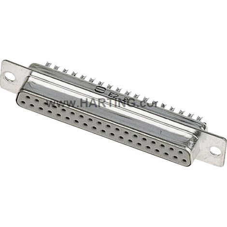 HARTING 09672094715 D-SUB Buchsenleiste 180 ° Polzahl: 9 Lötkelch 1 St.