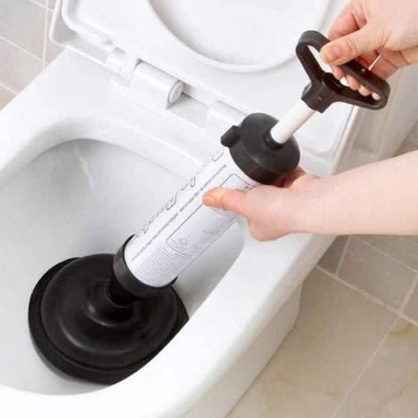 Déboucheur Ventouse - Caoutchouc Élastique - Bord Lisse - Pour Toilettes Et Éviers - 1 Pièce (1/4)