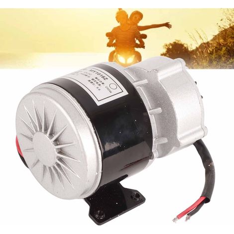 Moteur à Courant Continu 12V 250W avec Réducteur 13 Dents pour Vélo Électrique, Motoculture et Machines Agricoles