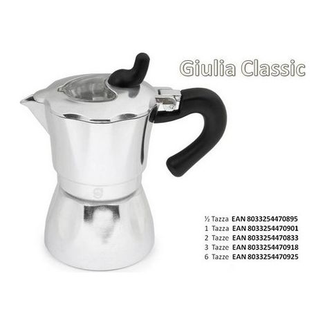 CAFFETTIERA 3 TZ. GIULIA CLASSIC
