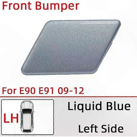 Scheinwerferwaschdüsen-Abdeckkappe für E90 E91 LCI 2005-2012 Scheinwerfer-Wassersprühdeckel, lackiertes Zierteil (09 Liquid Blue LH) (1/5)
