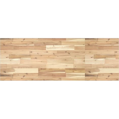 Waschtischplatte Unbehandelt 140x50x2 cm Massivholz Akazie