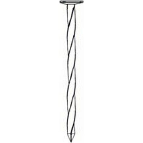 Pointe en Vrac Tête Plate (Tp) Carré Torsadé (Ct) - 3.5x80 mm - 1 kg - D-Work (1/5)